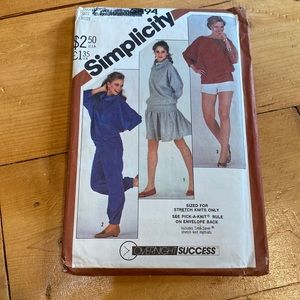 Simplicity sewing pattern 5494 vintage